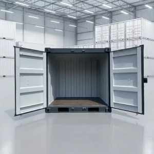 Heavy Duty Steel Cargo Storage Box 6FT Storage Shipping Container Outdoor Equipment Shipping Container