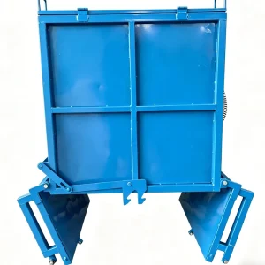 Heavy Duty Steel Self-Dumping Stillage Industrial Metal Waste Bin Scrap Hopper Warehouse Storage
