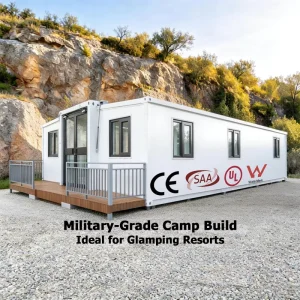 Heavy Duty Steel Structure 20ft 40ft Double Wing Expandable Container House for Mining Staff Housing and Site Office Asset
