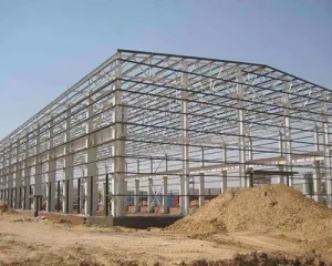 Heavy Duty Steel Structure Port Warehouse Container Yard Dockside Logistics Storage Building