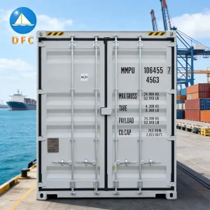 Heavy Duty Structure Steel Strong Weather Resistance 40FT Side Opening Four Doors Storage Shipping Container