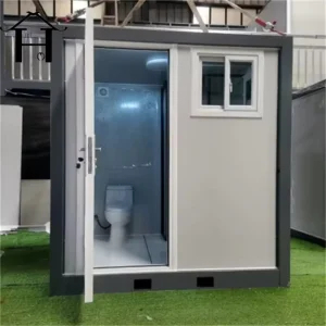 Heavy duty 20ft Container House Portable Restroom Eco friendly Removable Sanitation Unit for Outdoor Temporary Use