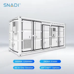 High Capacity C&I ESS Industrial Commercial Energy Storage Container 200kW 500kW 1000kW 1MW 2MW 100kW Solar Panel System