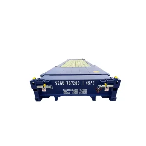 High Capacity Foldable Flat Rack Shipping Container