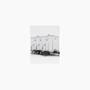 High Capacity Mobile Restroom Trailer With Triple Door Design for Music Festival Sports Event Scalable Sanitation Solution