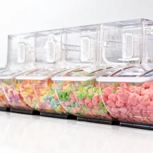 High Clear Bulk Food Storage Container Nut Spice Display Box Sweet Jar Candy Bin for Store