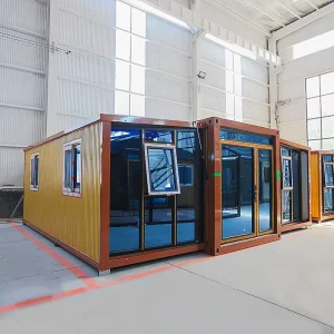 High Cost Effective 20ft 40ft Expandable Modular Container House Light Steel Sandwich Panel Waterproof Fire Prevention 5 Year