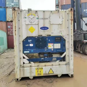 High Cube 40HQ Reefer Container 40ft 62CBM Capacity Used Dry Cargo Shipping Container VITA Brand 20GP Compatible