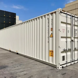 High Cube Steel Shipping Container 40HC Side Open Door Design BV Certified Dry Container 40HQ Size