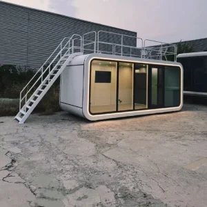 High End Homestay Space Capsule Fully Furnished Luxury Prefab House Container Home Prefabricated House