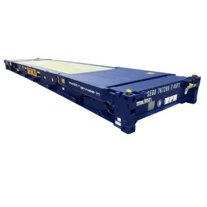 High Performance Steel Structure 40′ Flat Rack Collapsible Ends Shipping Container