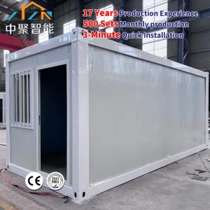 High Quality 20ft Ready Made Home Z Foldable Container House Luxury Custom Extension Easy Moving for Apartment Sale