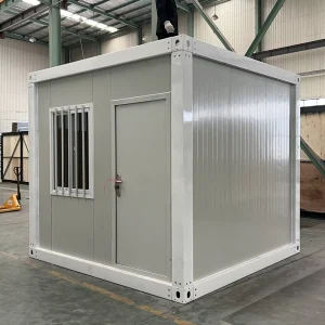 High Quality 20ft Steel Structure Container Home Modular Tiny Flat Pack House With Sandwich Panel For Apartments Hotels