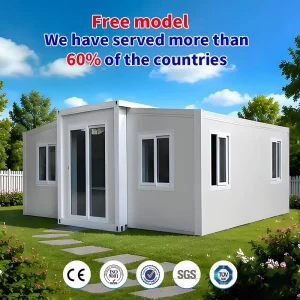 High Quality 40 Ft 20 Ft Prefab Mobile Expandable Container Home 2 3 4 5 Bedroom Prefabricated Villa Modular house