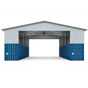 High Quality Container Canopy Shelter Waterproof Shipping Container Building Roof Kit Storage Shed Garage Cover