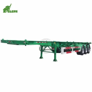 High Quality Container Truck Skeleton Chassis Semi Trailer Skeletal Trailer Container