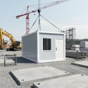 High Quality Eco-Friendly Solar-Powered Waterproof Movable 20ft Container Home Tiny Mobile Steel House Offices Office Building