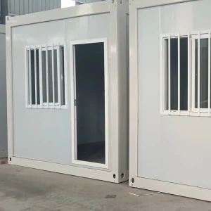 High Quality Flat Pack Container House Prefab Modular Steel Tiny Home Glass Wall Grid Eco Living Office Building Workshop