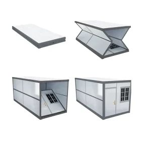 High Quality Foldable Container House Mobile Prefab Prefabricated Home Steel Material Folding Container House