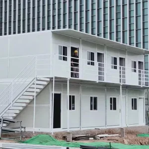High Quality K-Type Steel Mobile House Workers Prefabricated Office Accommodation Waterproof Eco-Friendly