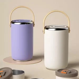 High Quality Large Capacity Leak Proof 2000ml Insulated Thermos Vacuum Lunch Box Stainless Steel Food Container