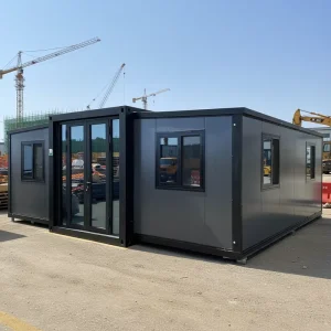 High Quality Luxury Expandable 20Ft 40Ft Steel Container House 2-4 Bedroom Prefab Movable Office Shipping Container