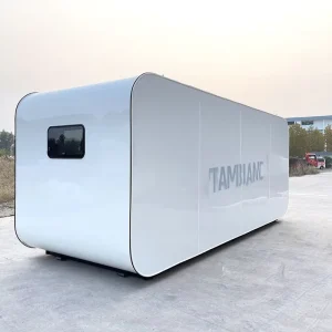 High Quality Mini Mobile Office Capsule Mini Mobile Prefab House Tiny Home Office Pods Apple Cabin House