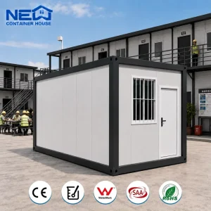 High Quality Modern Design Prefabricated Light Steel Flat Pack Container House for Post-Disaster Emergency Housing Villa Use