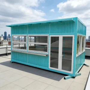 High Quality Modular Container Shop for Commercial Bar Quick Install 20ft 40ft Luxury Prefab Tiny House on Wheels