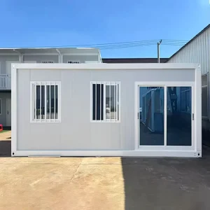 High Quality Waterproof Prefabricated Mobile Container House with 5-Year Warranty for School Living Room Bedroom & Entry