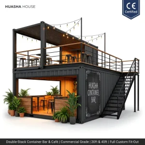 High ROI 20ft Converted Shipping Container Coffee Bar Bespoke Roadside Pop up Shop Fully Pre installed Commercial Space