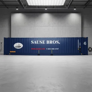 High Strength Corrosion Resistant Dry Cargo Box High Cube 45HC ISO Sea Shipping Container