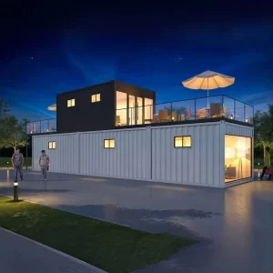 High Strength Detachable Steel Container House with Stable Frame for Outdoor Permanent Use