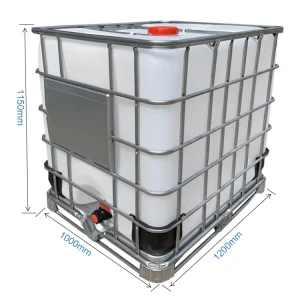 High Strength Healthy Bulk 1000 L IBC Steel Tank Liquid Container Bulk Containers Plastic IBC Water Tank for Sale