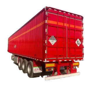 High-Tensile Enclosed Dry Van Semi Trailer Dust-Proof Design for African Freight