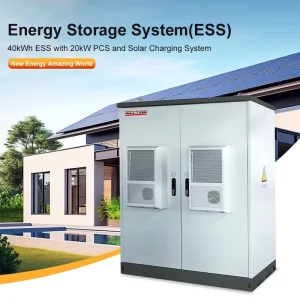 High Wattage 40kwh ESS Hybrid Solar Battery Lifepo4 Battery Solar Energy Storage Container Hybrid Solar Energy Storage System