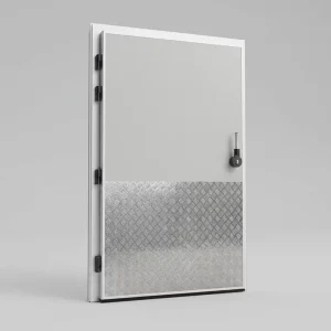 Hinged Door with Anti slip Block for Cold Storage Swing Door with Aluminum Frame for Cooler