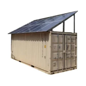 Home Energy Storage Solution Solar Energy System Freezer Container 40 ft with Solar Panels