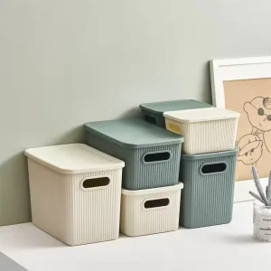 Home Multiple Specifications Storage Container Kitchen Storage Plastic Sundries Covered Storage Box