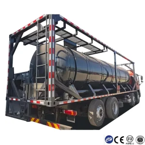 Horizontal Stainless Steel 1500L Chemical Storage Tank Valve for Acid Alkali Liquid Transport CE ISO Certified New Competitive