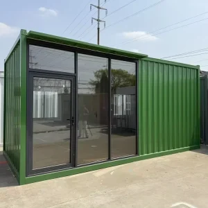 Hotels Hospitals Detachable Container House One Floor 20ft 40ft Good Heat Insulation Container House Offices