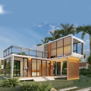 House Impact Proof Prefab Movable Modular Capsule House for Beach Leisure House Hotel