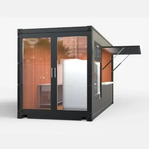House Prefabricated Mobile Homes Cafe Container 20ft 40ft Container Coffee Shop for Commercial