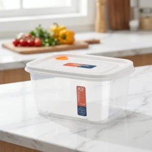 Household Classic Camping Food Storage Container Rectangular PP Storage Box 0.8L Portable Storage Container
