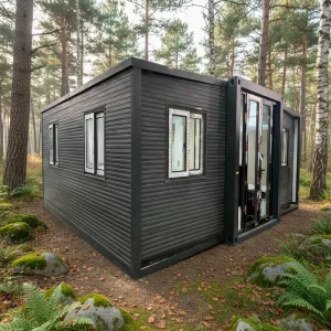 Hurricane Proof 20Ft 40Ft Expandable Folding Container House Modern Design Customizable Color 2-5 Bedroom Home Hotel Supermarket