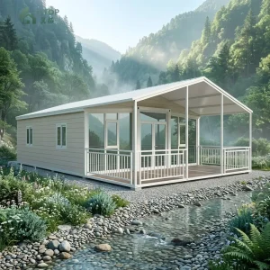 Hurricane Proof 20ft 40ft Prefab Expandable Container House Steel Portable Prefabricated Villa Container Office With Bathroom