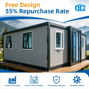 Hurricane Proof Expandable Container House 40Ft Luxury Prefab Villa Mobile House 2 3 4 Bedroom Modular Home for Puerto Rico