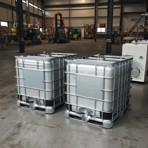 IBC Stainless Steel Bulk Container for Dairy Beverage Drinks Storage 300L-1500L 1 Year Warranty 1200x1000x1150mm