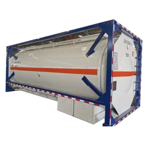 ISO 20 Feet Stainless Steel Tank Container 25M3 Liquid Storage for Drinking Water & Edible Oil Transportation