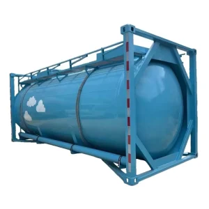 ISO 20FT Chemical Tank Container 20000L PE Lined Danger Acid Tank Container